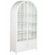 VITRINA 91 X 37 OPORTO METAL BLANCO CRISTAL MDMHOGAR
