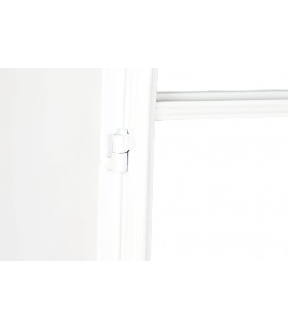VITRINA 91 X 37 OPORTO METAL BLANCO CRISTAL MDMHOGAR