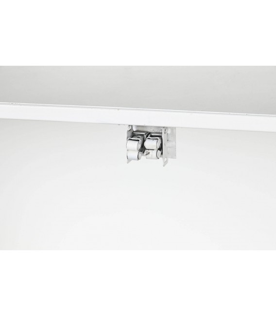 VITRINA 91 X 37 OPORTO METAL BLANCO CRISTAL MDMHOGAR