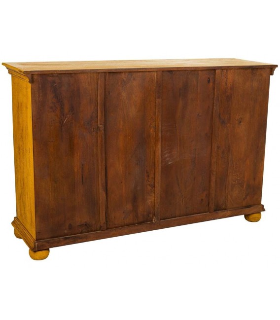 APARADOR 147 X 45 DELIA ARTESANAL MADERA AMARILLO