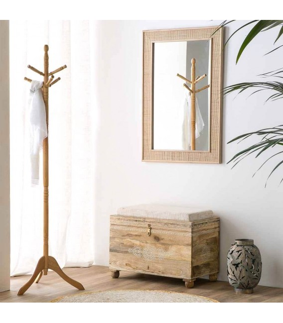 PERCHERO DE PIE 44 Ø RICARD MADERA ROBLE