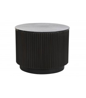 MESA DE CENTRO 61 X 61 LERIDA METAL MARMOL