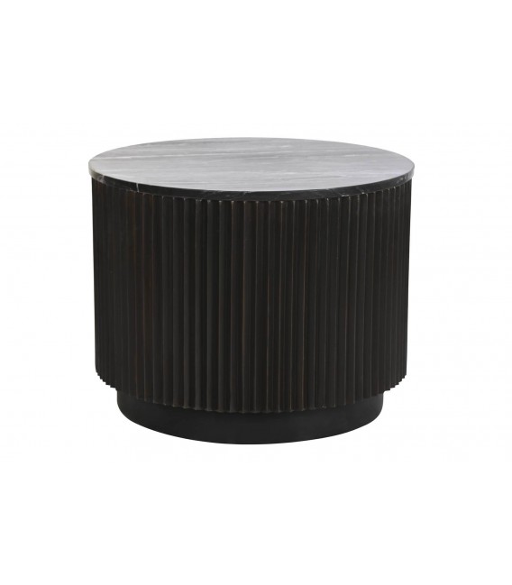 MESA DE CENTRO 61 X 61 LERIDA METAL MARMOL