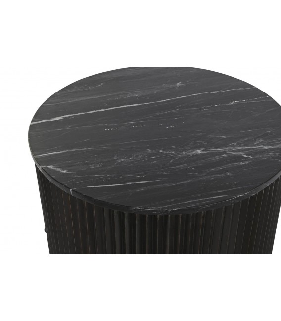 MESA DE CENTRO 61 X 61 LERIDA METAL MARMOL
