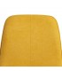 SILLA 45 X 55 MARLENE METAL NEGRO TELA MOSTAZA MDMHOGAR