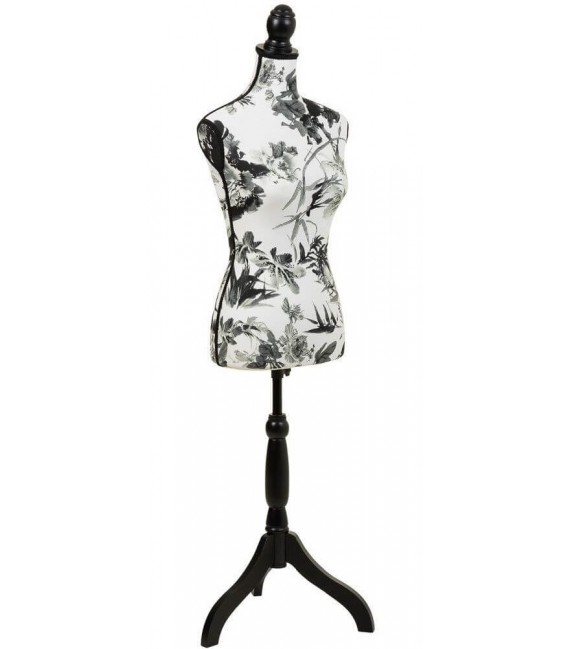 MANIQUI 38 X 24 PERLA MADERA NEGRA MDMHOGAR