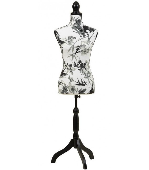 MANIQUI 38 X 24 PERLA MADERA NEGRA MDMHOGAR