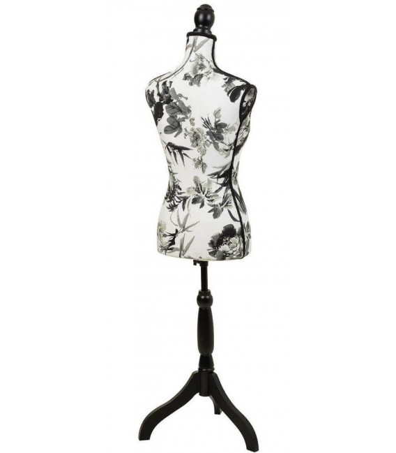 MANIQUI 38 X 24 PERLA MADERA NEGRA MDMHOGAR