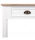 CONSOLA 100 X 40 MIRLO MADERA NATURAL Y BLANCO