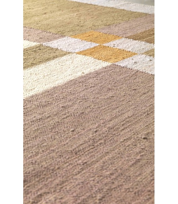 ALFOMBRA 240 X 180 GUATEQUE ALGODON TONOS OCRES