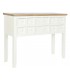 CONSOLA 130 X 35 RUFET MADERA PAULONIA NATURAL Y BLANCO