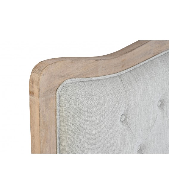 CABECERO 180 X 120 TAIRON MADERA NATURAL LINO GRIS CLARO