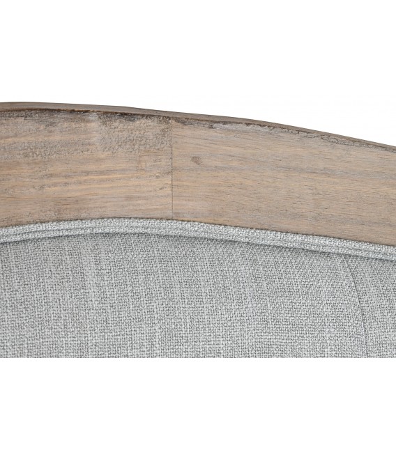 CABECERO 180 X 120 TAIRON MADERA NATURAL LINO GRIS CLARO