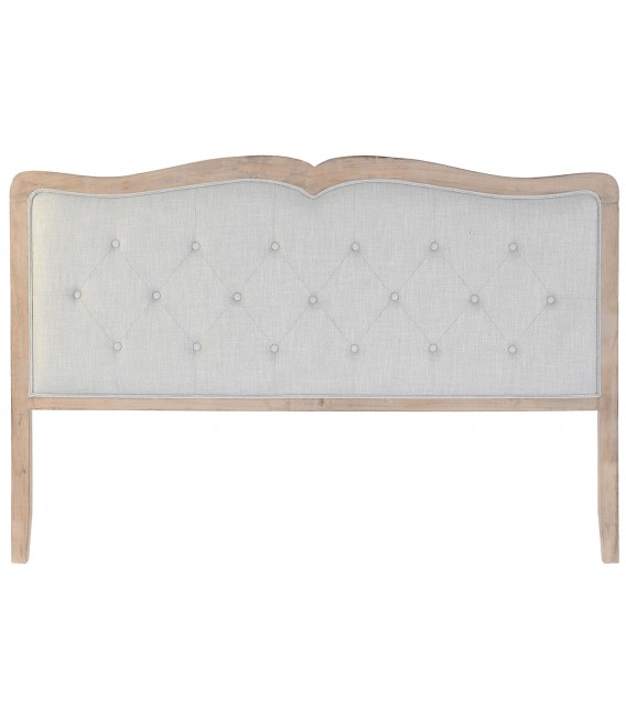 CABECERO 180 X 120 TAIRON MADERA NATURAL LINO GRIS CLARO