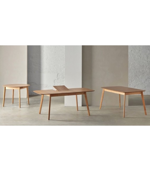 MESA DE COMEDOR EXT 140 X 90 KENNAMADERA NATURAL