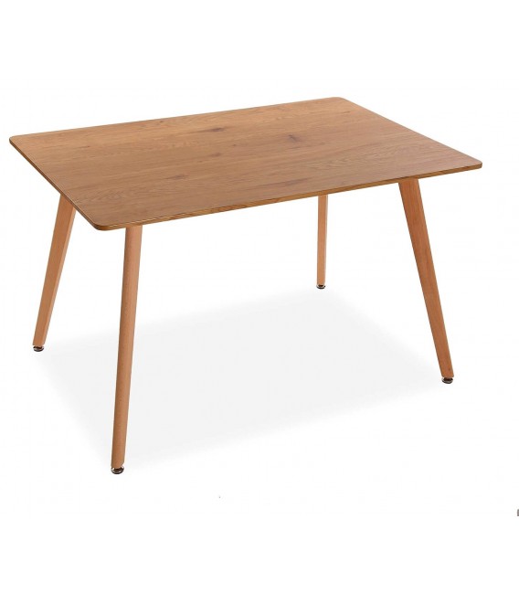 MESA DE COMEDOR 120 X 80 MARTHA MADERA IMITACION ROBLE