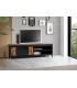MUEBLE DE TV 160 X 40 ULISES MADERA NATURAL METAL NEGRO