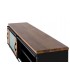 MUEBLE DE TV 160 X 40 ULISES MADERA NATURAL METAL NEGRO