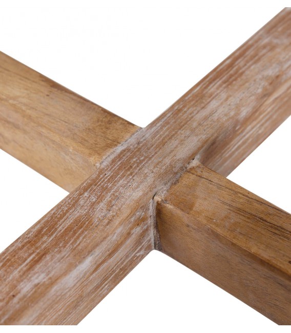 MESITA AUXILIAR 50 Ø MADERA TECA NATURAL