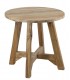 MESITA AUXILIAR 50 Ø MADERA TECA NATURAL