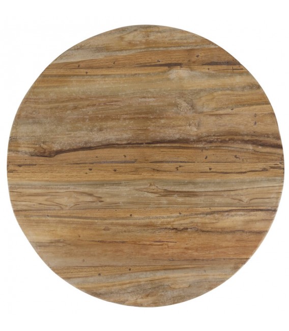 MESITA AUXILIAR 50 Ø MADERA TECA NATURAL