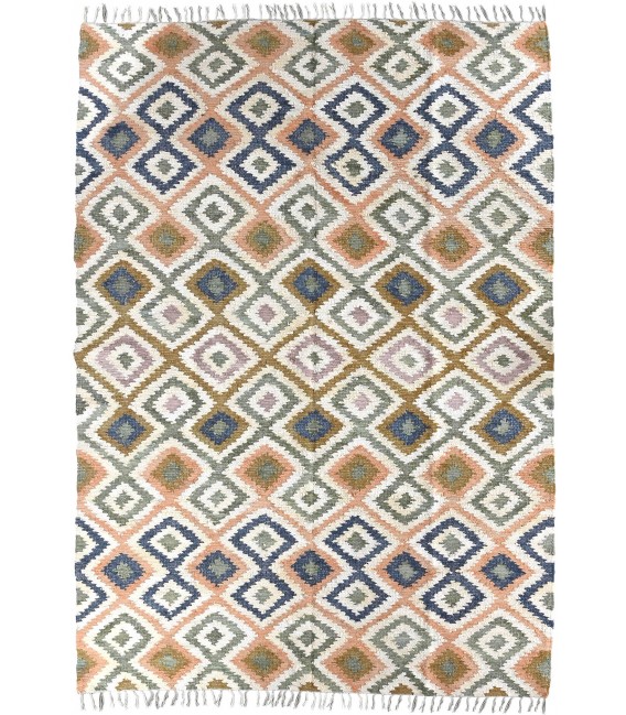 ALFOMBRA 200 X 290 RACHEA ARTESANAL ALGODON MULTICOLOR