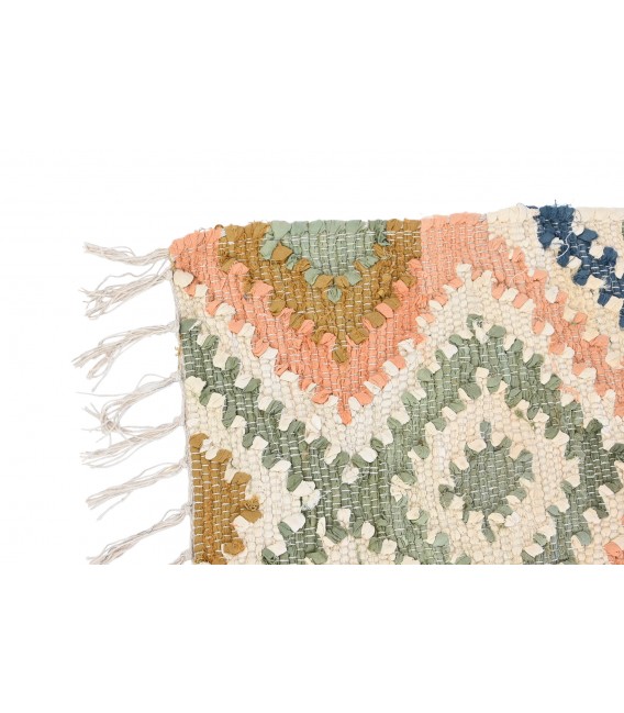 ALFOMBRA 200 X 290 RACHEA ARTESANAL ALGODON MULTICOLOR