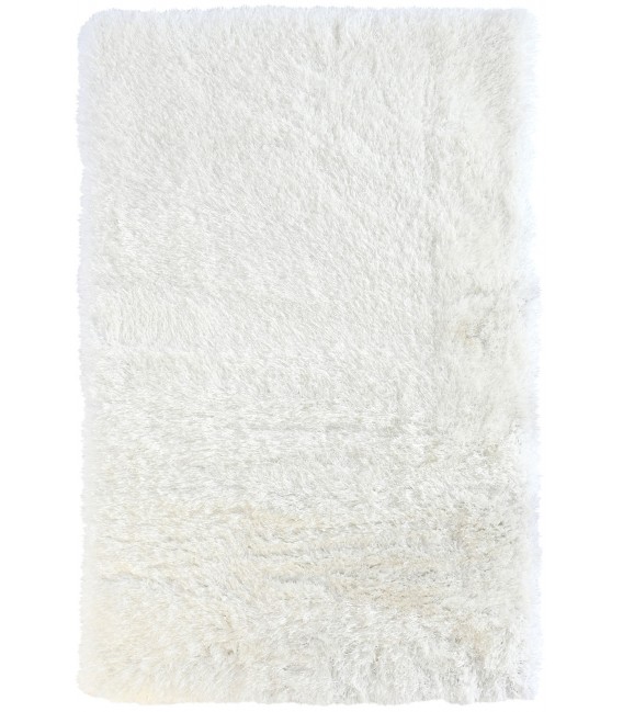 ALFOMBRA 160 X 230 POLAR POLIESTER Y SEDA BLANCA