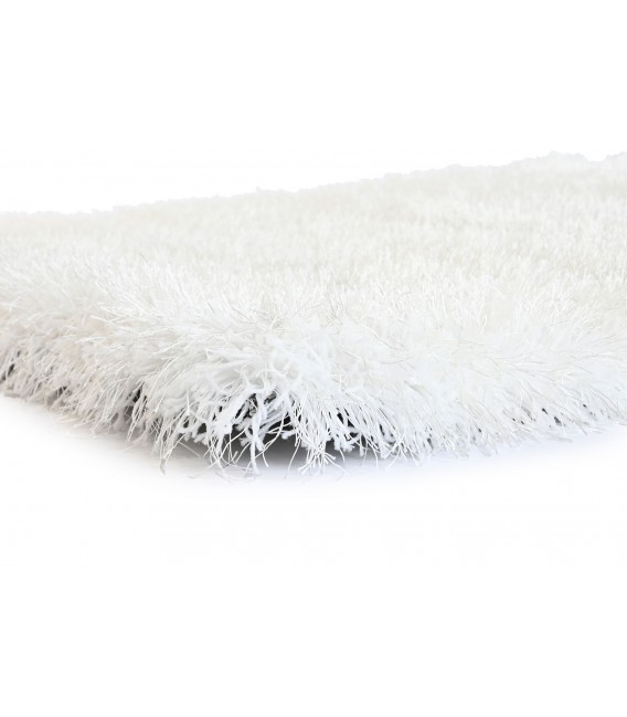 ALFOMBRA 160 X 230 POLAR POLIESTER Y SEDA BLANCA