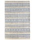 ALFOMBRA 160 X 230 YURTA ARTESANAL ALGODON AZUL