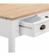 MESA DE CENTRO 80 X 80 MIRLO MADERA NATURAL Y BLANCO