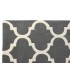 ALFOMBRA 180 X 120 MEZQUITA POLIESTER GRIS Y BLANCO