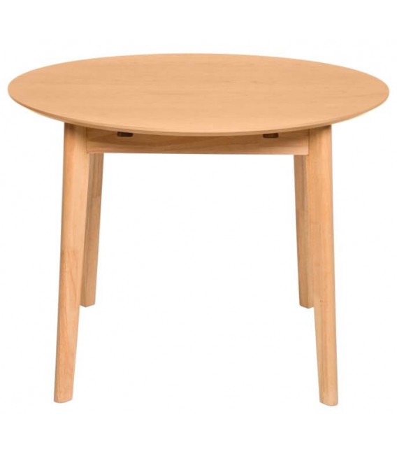 MESA DE COMEDOR 100 Ø LIANA ROBLE NATURAL