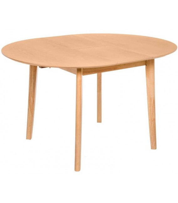 MESA DE COMEDOR 100 Ø LIANA ROBLE NATURAL