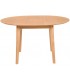 MESA DE COMEDOR 100 Ø LIANA ROBLE NATURAL