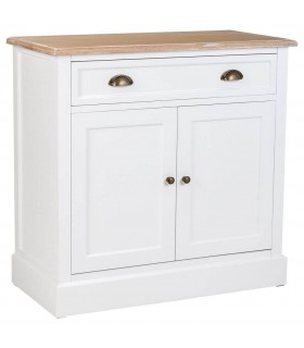 TAQUILLON 82 X 40 MIRLO MADERA NATURAL Y BLANCO