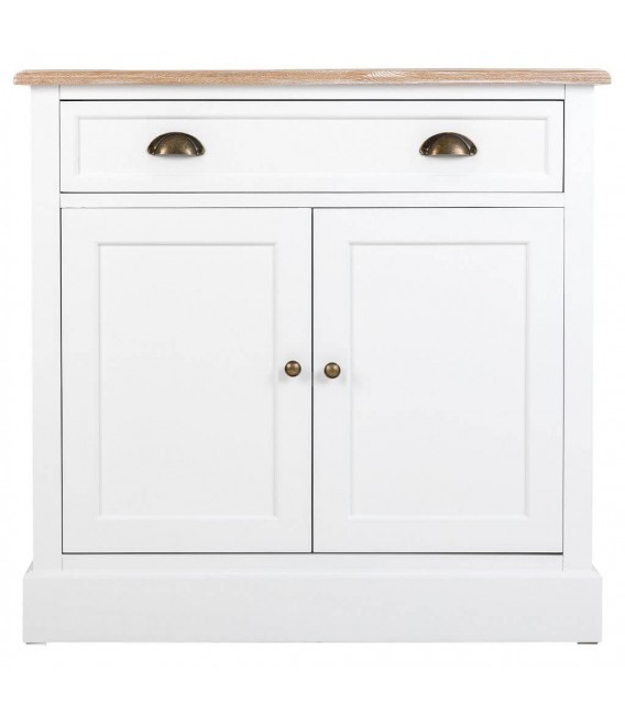 TAQUILLON 82 X 40 MIRLO MADERA NATURAL Y BLANCO