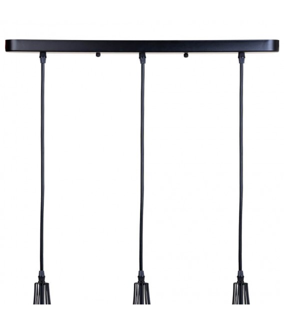 LAMPARA DE TECHO 58 X 17 ALKA METAL NEGRO