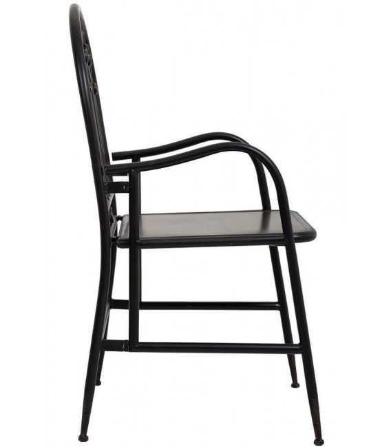 SILLON 55 x 56 ALKA METAL NEGRO ROZADO