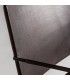 SILLON 62 X 68 ZELL METAL NEGRO PIEL MARRON