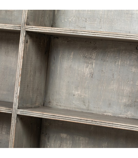 LIBRERIA 200 X 45 JIANTI MADERA GRIS VINTAGE