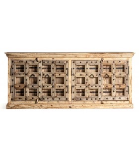 APARADOR 219 X 59 SIRIGERE MADERA NATURAL METAL OXIDO