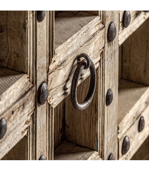 APARADOR 219 X 59 SIRIGERE MADERA NATURAL METAL OXIDO