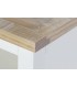 MUEBLE DE TV 135 X 35 RUFET MADERA PAULONIA NATURAL Y BLANCO