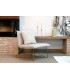 SILLON 66 X 78 ELIOT TELA BEIGE METAL ORO VIEJO