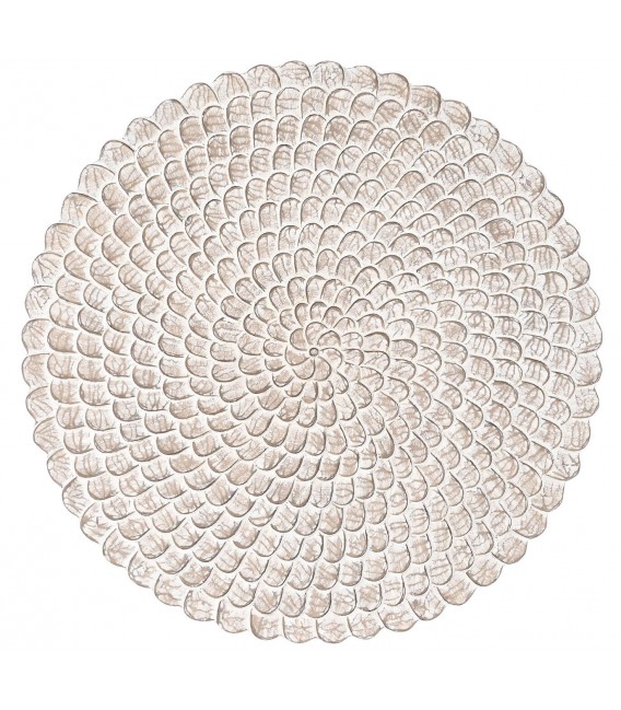 CUADRO DECORACION 120 Ø RITCH MDF DECAPADO EN BLANCO