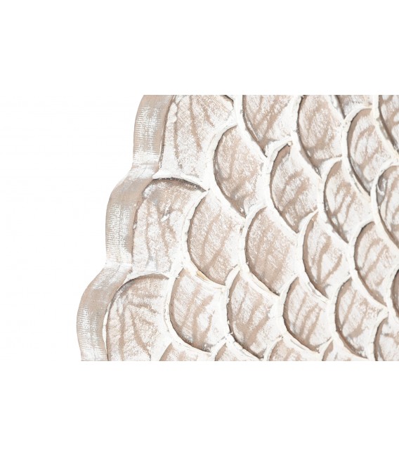 CUADRO DECORACION 120 Ø RITCH MDF DECAPADO EN BLANCO