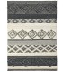 ALFOMBRA 300 X 200 KILIM CARBON VISCOSA LANA Y ALGODON