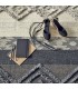ALFOMBRA 300 X 200 KILIM CARBON VISCOSA LANA Y ALGODON