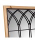 ESPEJO 60 X 90 CATEDRAL MADERA NATURAL METAL NEGRO